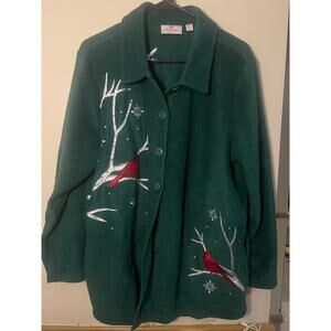 Vintage Fleece Cardinals Shacket